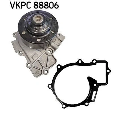Immagine di SKF VKPC 88806 Pompa acqua con guarnizioni inseribile comando a depressione Lamiera d&#039;acciaio per trasmissione cinghia Poly V