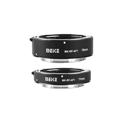 Immagine di Meike MK RF AF1 Anelli di estensione macro automatici (11 mm e 18 mm) compatibili con Canon EOS R, RP