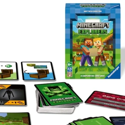 Immagine di Ravensburger Minecraft Explorers, Gioco di carte per tutta la f...