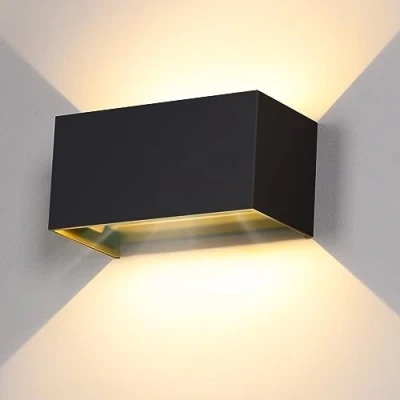 Immagine di Kingwei 20W Applique da Parete Interno/Esterno LED 3000K Bianco Caldo Lampada Angolo del Fascio Regolabile Design Moderno IP65 Impermeabile Esterno