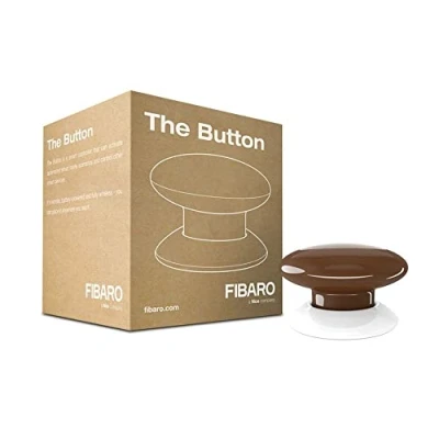Immagine di FIBARO FGPB 101 7 Il Tasto, Z Wave Controller di Scena, 3.6 V, Marrone