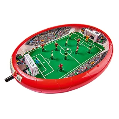 Immagine di Noris 606178712 Football Arena, calcio balilla divertente per tutta la famiglia, con espositore le porte, dimensioni totali 8 x 61 43 cm, dai 4 anni in su