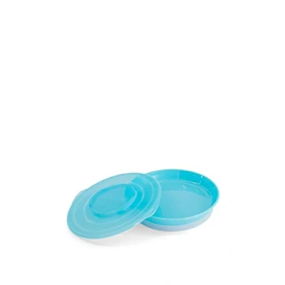 Immagine di Twistshake Piatto per Bambini in Silicone 6+ Mesi Blu