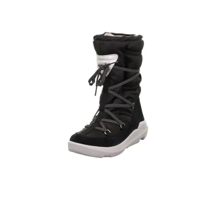 Immagine di Superfit Twilight Stivali da neve per bambini, Taglia: 33, Schwarz Pelle e tessuto