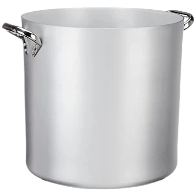 Immagine di Pentole Agnelli ALMA10340 Pentola Alta con Due Maniglie Inox, Argento, 40 cm, 1 Pezzo