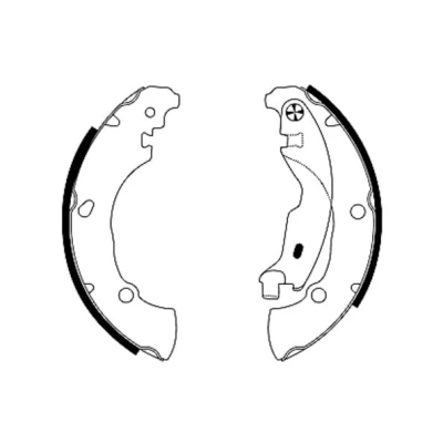 Immagine di TEXTAR 91053600 Ganasce freno 203,2 39 con leva a mano FIAT: Marea Weekend, Brava Hatchback