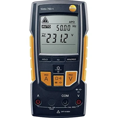Immagine di testo 760 1 Multimetro portatile digitale CAT III 600 V, IV 300 V Display (Counts): 4000