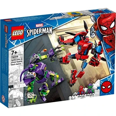 Immagine di LEGO 76219 Super Heroes Battaglia tra i mech di Spider Man e Goblin, 7+ anno