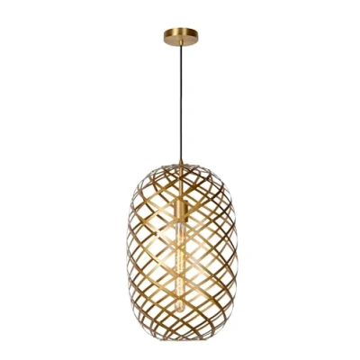 Immagine di Lucide Lampada sospensione Wolfram Ø 32 cm, oro satinato