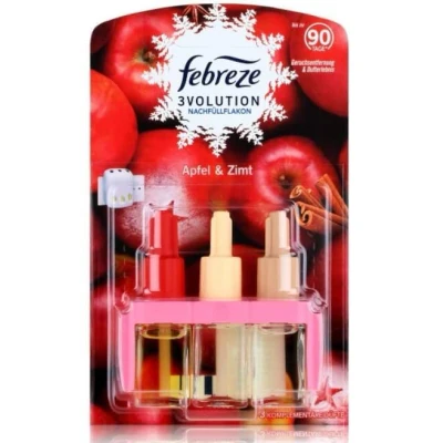 Immagine di Febreze 3 x 3Volution Duftstecker Nachfüller Apfel &amp; Zimt Je 20ml Lufterfrischer