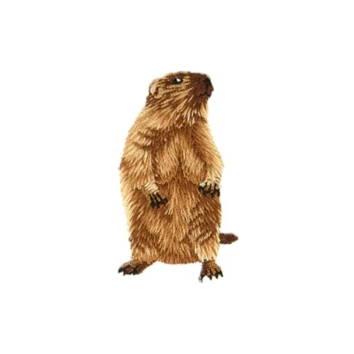 Immagine di mdc Toppa termoadesiva, motivo &quot;Tete Marmotte&quot;, 3,1 x 5,4 cm