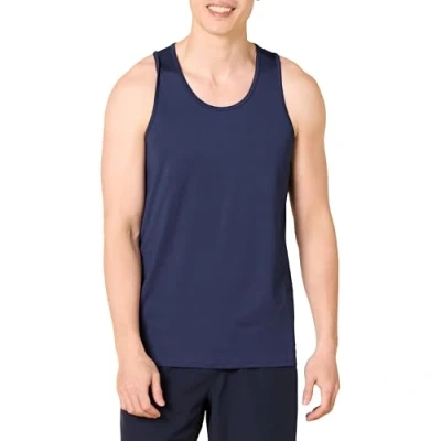Immagine di Amazon Essentials Canotta in Tessuto Tecnico Elasticizzato Uomo, Blu Marino, S