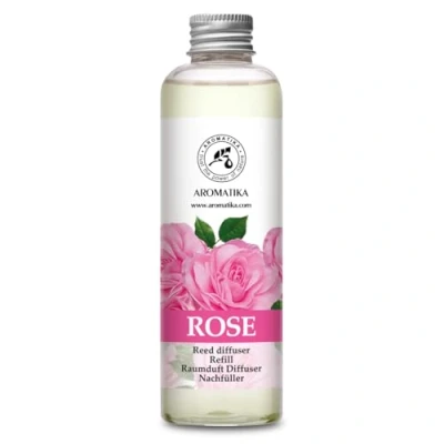 Immagine di Ricarica Diffusore Ambiente Rosa 200ml di Aromi Bastoncini Profumati Profumo Fragranza a Lunga Durata Reed Diffuser Refill Deodorante per Ambienti