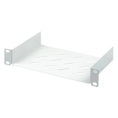 Immagine di Ripiano porta apparecchi per armadio rack Digitus DN 10 TRAY 1 Grigio (RAL 7035)