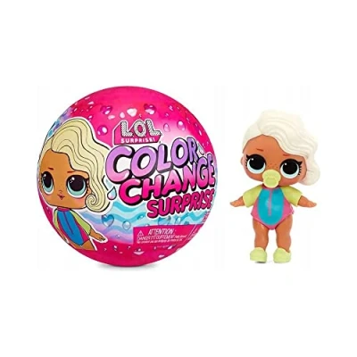 Immagine di LOL Surprise Colour Change Adorabile bambola con 7 sorprese, Divertenti Effetti di Cambio Colore in Acqua Ghiacciata e Accessori alla moda. Bambole da Collezione perfette dai 3 anni su