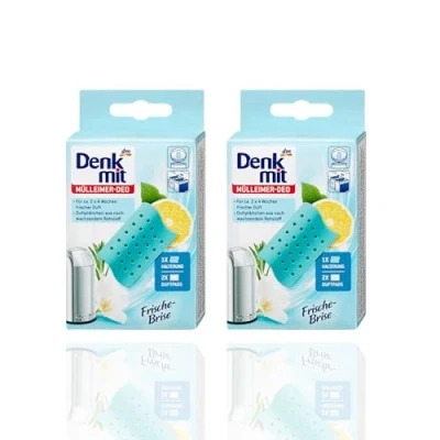 Immagine di Deodorante per bidone della spazzatura, confezione da 2 piastre profumate 4 settimane