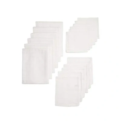 Immagine di Meyco 458000 Set per principianti in mussola di cotone, 18 pezzi, colore: Bianco