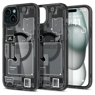 Immagine di Spigen Cover per iPhone 15 Plus, Ultra Hybrid MagFit, Compatibile con MagSafe ZeroOne