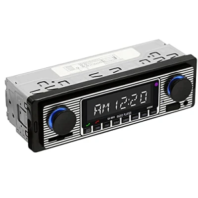 Immagine di Yolispa autoradio, autoradio Bluetooth con porta USB/SD/AUX, 4 x 60 W, FM, lettore MP3 digitale, chiamate in vivavoce, telecomando