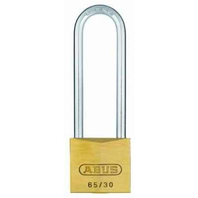 Immagine di Abus 12292 Lucchetto in ottone ad arco lungo, 60 mm, con chiave unica 6302