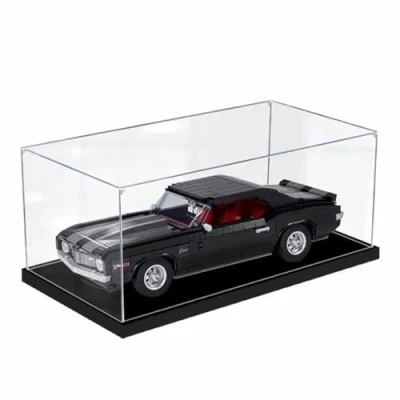 Immagine di vetrina per Lego 10304 Chevrolet Camaro, scatola in acrilico set di modelli mattoncini la conservazione (il modello non è incluso)(2mm)