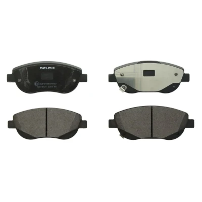 Immagine di DELPHI LP2207 Kit pastiglie freno con segnalatore acustico usura lamierino anticigolío senza accessori TOYOTA: Verso, Avensis III SW