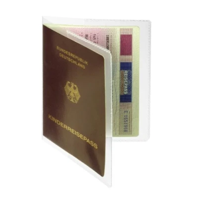 Immagine di Durable 213919 Libretti portadocumenti, adatti per passaporti internazionali, 195x133 mm, trasparente, confezione da 10 pezzi