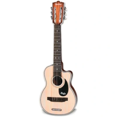 Immagine di Bontempi ChitarFolk Chitarra Folk in Plastica da 70 cm per Esplorare Accordi e Melodie Modo Leggero, Marrone