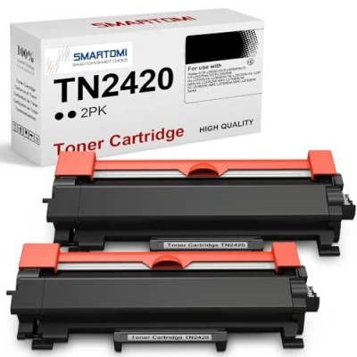 Immagine di SMARTOMI TN2420 TN2410 Compatibile per Toner Brother TN 2420 2410 L2710DW MFC L2710DN HL L2350DW DCP L2530DW L2750DW L2730DW L2310D L2375DW L2370DN (2 nero)