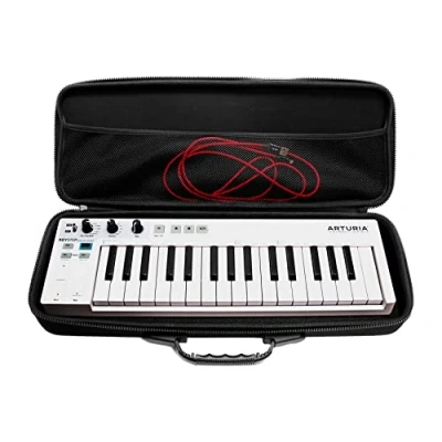 Immagine di Analog Cases PULSE Case per Arturia KeyStep, Native Instruments M32 o dispositivi simili (custodia il trasporto realizzata in resistente EVA/nylon stampato, con robusta impugnatura gomma)