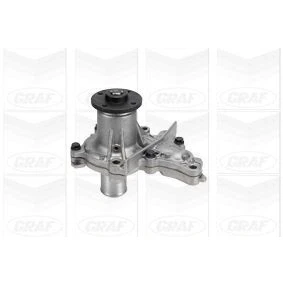Immagine di GRAF PA1047 Pompa acqua con coperchio, anello tenuta meccanico Ottone per trasmissione cinghia Poly V