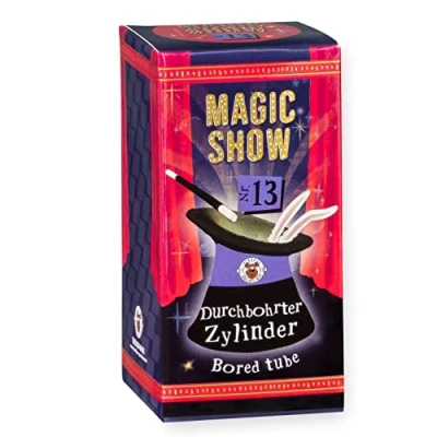 Immagine di TRENDHAUS 957771 Show N. 13 [Cilindro Forato], Trucchi magici sorprendenti per Bambini dai 6 Anni in su, Inclusi Video Online, Multicolore, Trick Nr.13