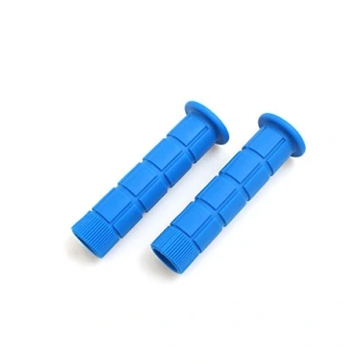 Immagine di System S Manopole in Gomma per Bicicletta BMX MTB, Colore: Blu