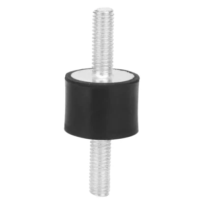 Immagine di 4 Pezzi m6 Isolatore In Gomma Antivibrazione, Con 2 Perni Filettati, Ammortizzatore Doppie Estremità Vite Supporti Antivibranti, Antivibranti Silent Block Damper Car Boat Bobine(Vv20*15 m6*18)