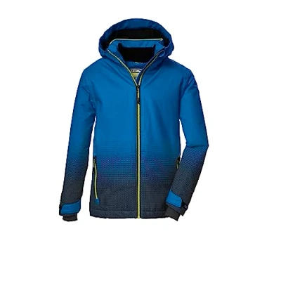 Immagine di killtec Ragazzi La giacca da sci è una impermeabile/funzionale con cappuccio e ghetta antineve KSW 177 BYS SKI JCKT, blue, 152, 39899 000