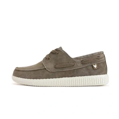 Immagine di WALK IN PITAS WP150 Boat Washed Mocassini Uomo Nautici Casual Scarpe estive e Comode Uomo, taupe, 43 EU