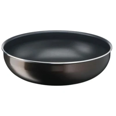 Immagine di Tefal Ingenio Padella Wok 26 cm, non induzione, rivestimento antiaderente, impilabile, lavabile in lavastoviglie, Easy Plus L1507702, nero