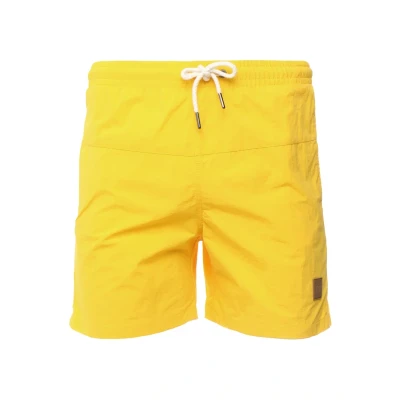 Immagine di Urban Classics Block Shorts da mare, Uomo, Taglia: Small, Chrome yellow