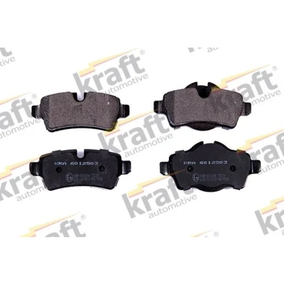 Immagine di KRAFT 6012503 Kit pastiglie freno Predisposto per contatto segnalazione usura, senza usura MINI: Hatchback, Clubman, Cabrio