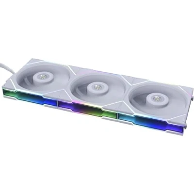 Immagine di Lian Li UNI FAN TL Series Lüfter, 3er Pack inkl. Controller 120mm, weiß