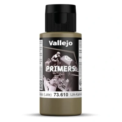 Immagine di Vallejo Surface Primer poliuretanico da 60 ml, Verde (IJA Kare Kusa)