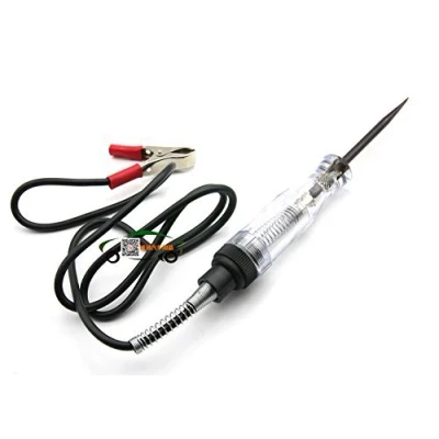 Immagine di Auto 6V 12V 24V DC Car Truck Voltage Circuit Tester, Test VoltMet Long Probe Pen, Light Bulb Tester di Circuito Elettrico per Sonda Misuratrice