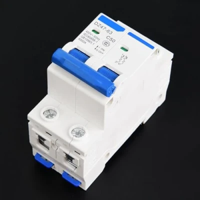 Immagine di 2P 400V interruttore automatico miniatura DZ47 63 AC di protezione differenziale (50A)