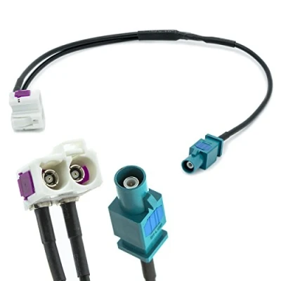 Immagine di Adapter Universe® Adattatore distributore universale per antenna auto con connettore singolo e doppia presa (Z) FAKRA