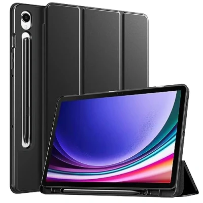 Immagine di TiMOVO Custodia Compatibile con Samsung Galaxy Tab S9 2023 (SM X710/X716B/X718U), Cover Prtettiva Supporto per 11&quot; Tablet, Portapenna S Pen, Auto Sonno/Sveglia, Nero