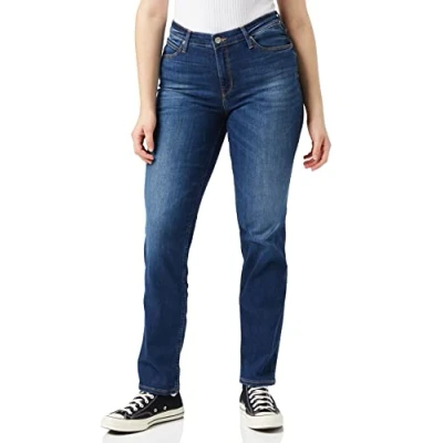 Immagine di Lee Marion Straight Jeans a sigaretta, Donna, Taglia: 31x33, Night sky