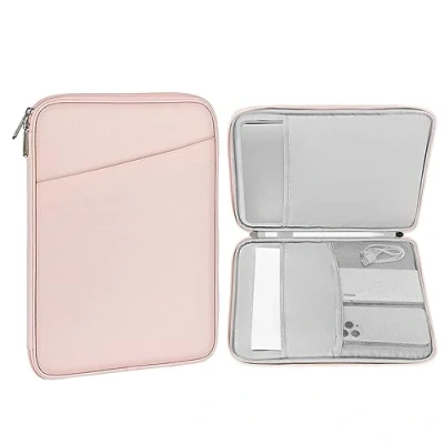 Immagine di MoKo Custodia Protettiva da 12,9&quot; per 13 Zoll iPad PRO M4 2024 OLED, Air M2 2024, 12,9 2022 2015, Galaxy Tab S9+/S8+ 12,4&quot;, Rosa