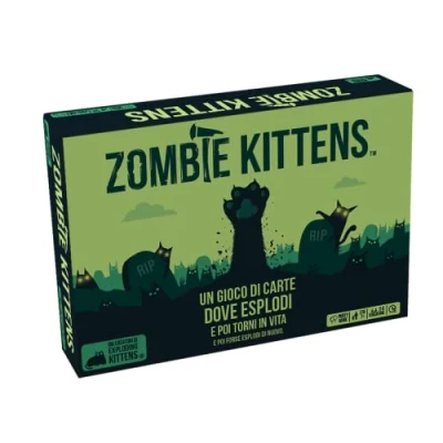 Immagine di Asmodee Zombie Kittens Gioco di Carte, Party Game, 2 5 Giocatori, 7+ Anni, Edizione in Italiano