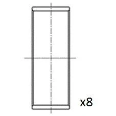 Immagine di FAI AutoParts BB2056 STD Bronzine Motore AUDI: Q3, A3 Hatchback, A4 B6/B7 Cabrio, VOLKSWAGEN: Transporter 5 Bus, GOLF 6, Caddy 3, SEAT: Altea XL
