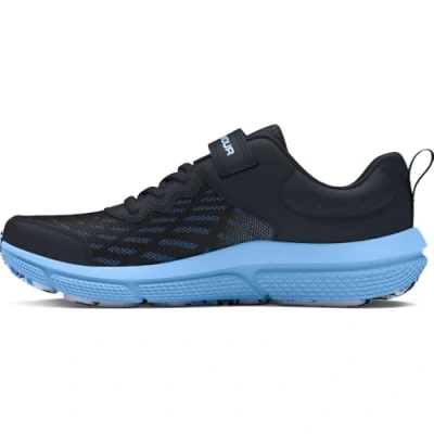 Immagine di Under Armour UA BPS Assert 10 AC, Scarpa da Corsa Bambini e Ragazzi, Black Tech Blue White, 31 EU